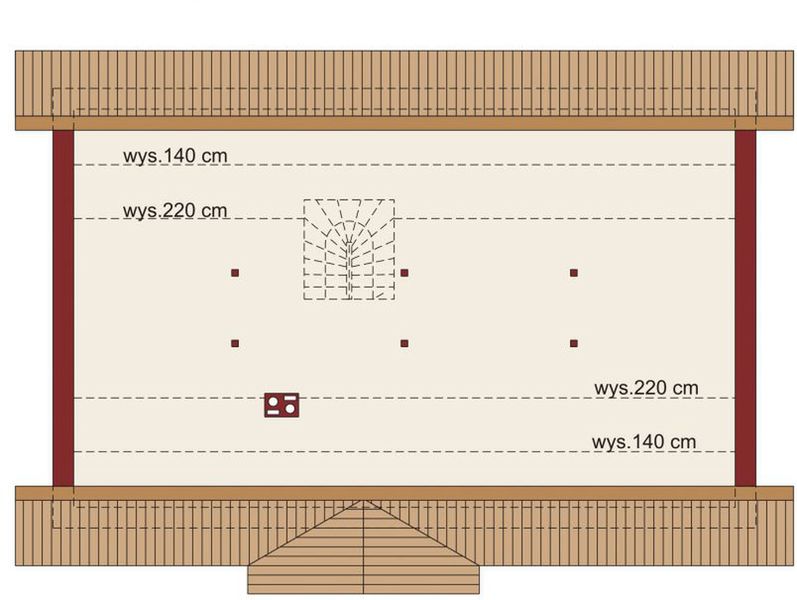 Poddasze projektu Rodan 3