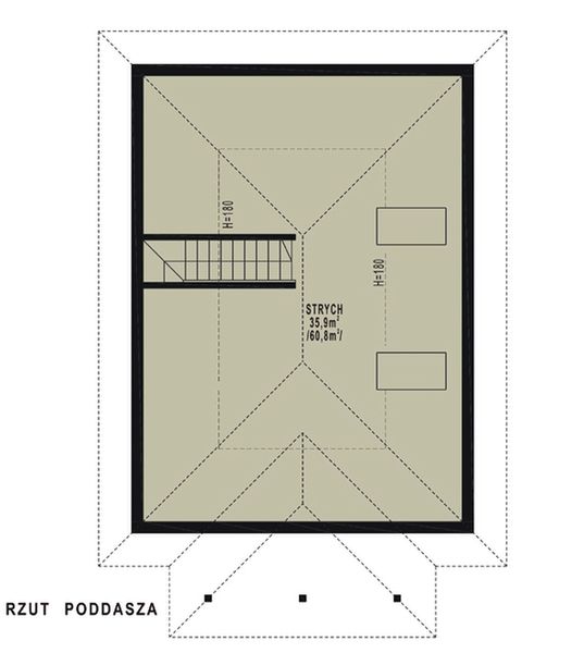 Poddasze projektu WB-3755