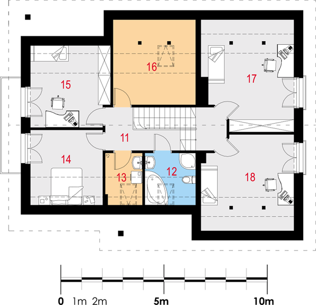 Poddasze projektu Acceptus III G1