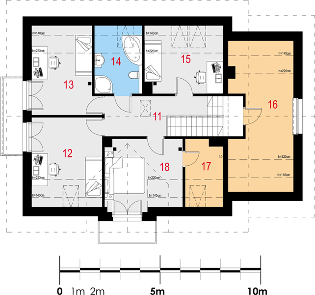 Poddasze projektu Accretus I G1