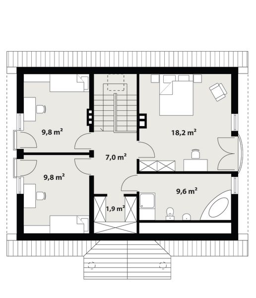 Poddasze projektu Karmel 2
