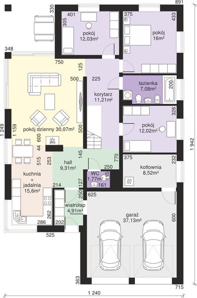 Parter projektu Dom przy Pastelowej 5