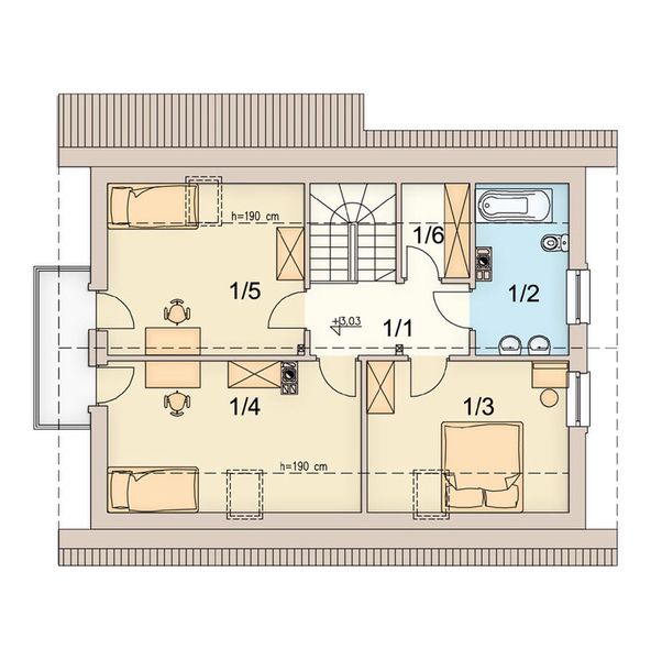 Poddasze projektu Amaretto