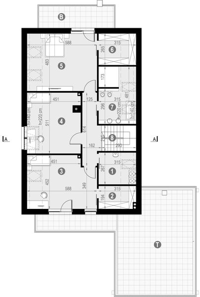 Poddasze projektu HomeKoncept 35