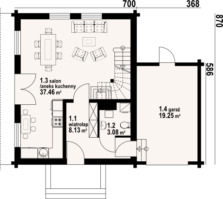 Parter projektu Grabów dwg 3