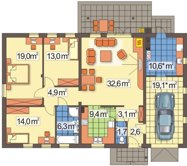 Parter projektu Wojtek B garaż