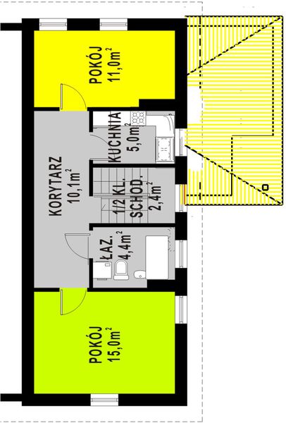 Piętro 1 projektu BR 082