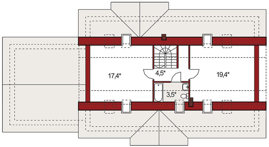 Poddasze projektu Mania C