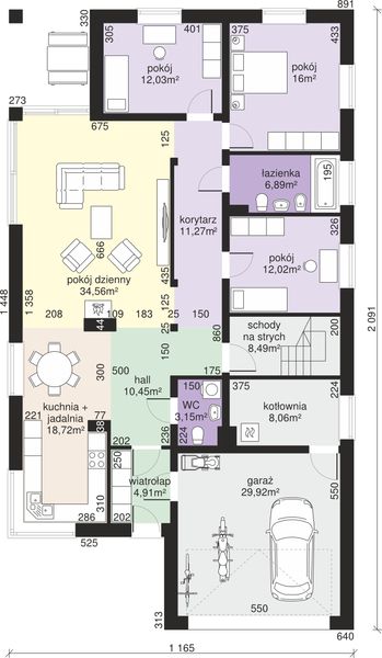 Parter projektu Dom przy Pastelowej 6 bis