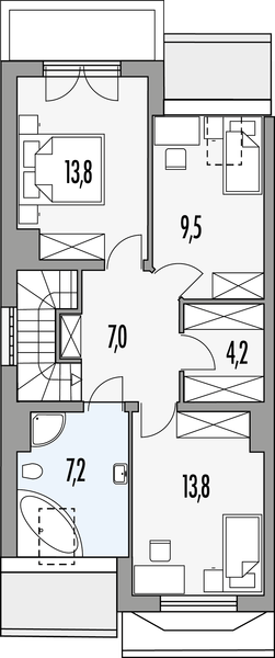 Poddasze projektu Fiona A L