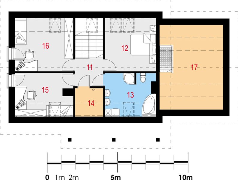 Poddasze projektu Familiaris II G1