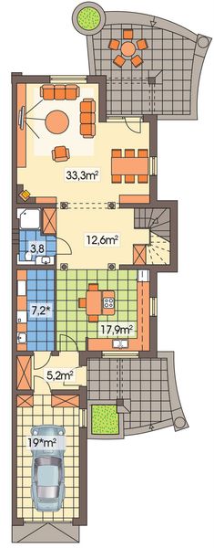 Parter projektu Willa Klaudia A - segment