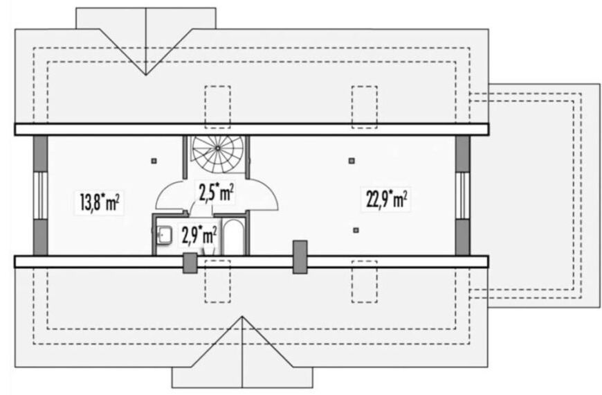 Poddasze projektu Alex B