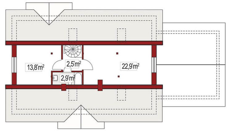 Poddasze projektu Alex F