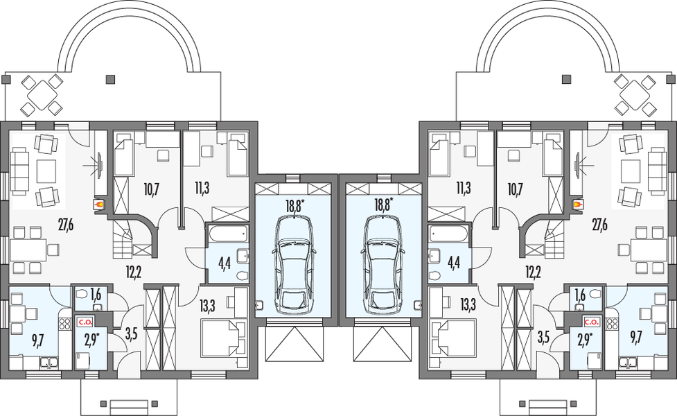 Parter projektu Magnolia B bliźniak