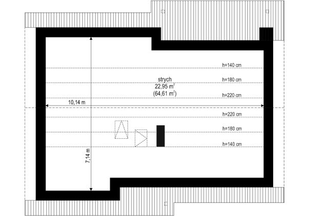 Poddasze projektu Biedronka