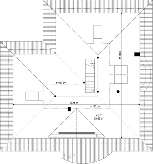 Poddasze projektu Bukszpan
