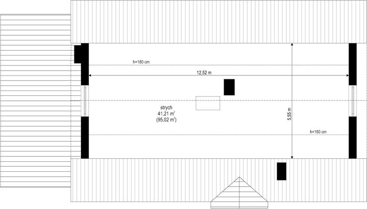 Poddasze projektu Słoneczny z poddaszem