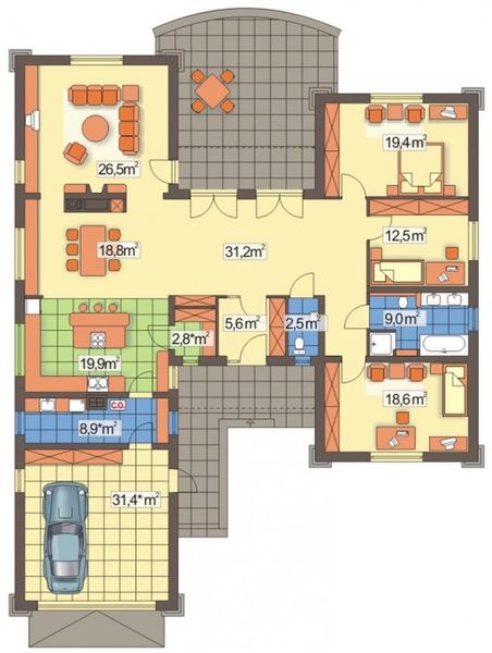 Parter projektu Mandarynka wersja A