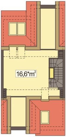 Poddasze II projektu Mozaika segment środkowy