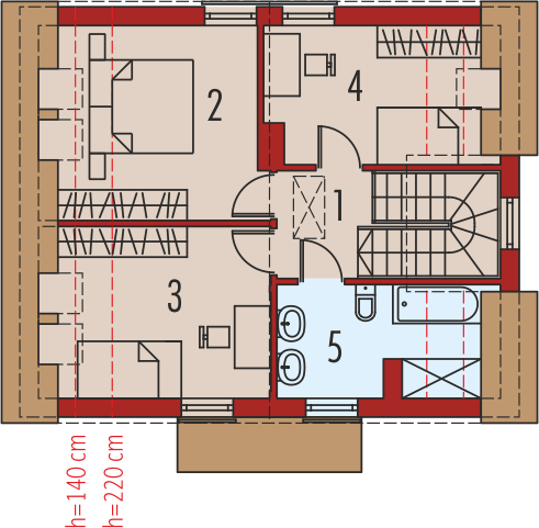 Poddasze projektu Adriana IV