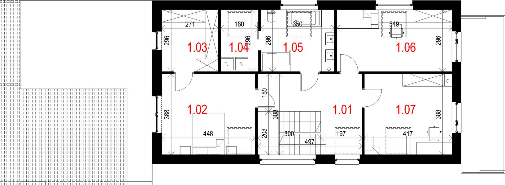 Poddasze projektu House 12