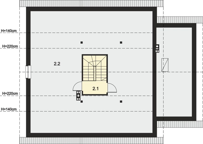 Poddasze projektu Tanis 2