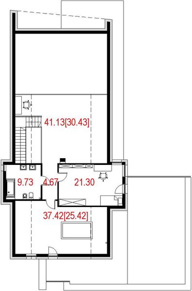 Poddasze projektu House 19