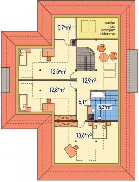 Poddasze projektu Alaska paliwo stałe wersja A