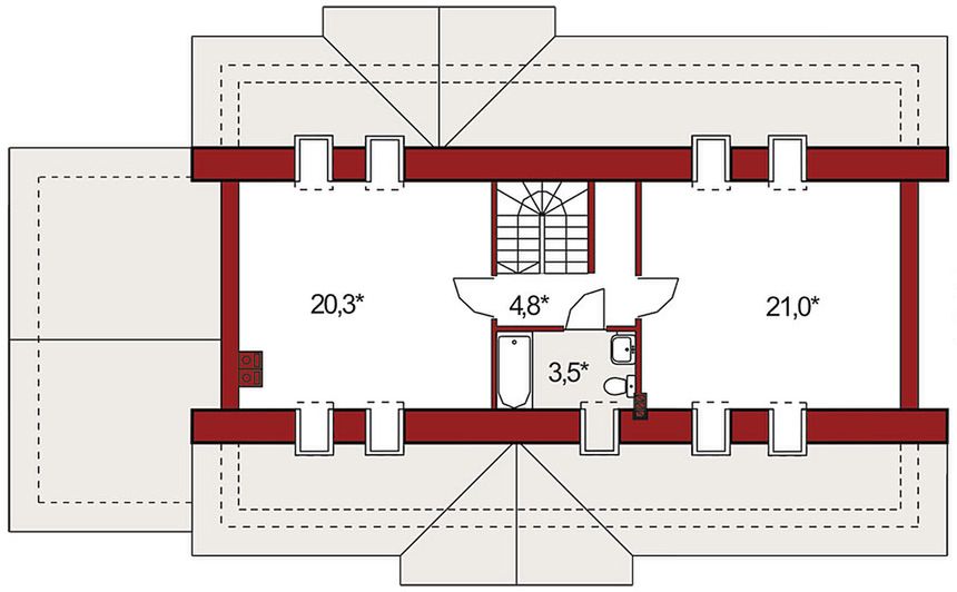 Poddasze projektu Mania B PS