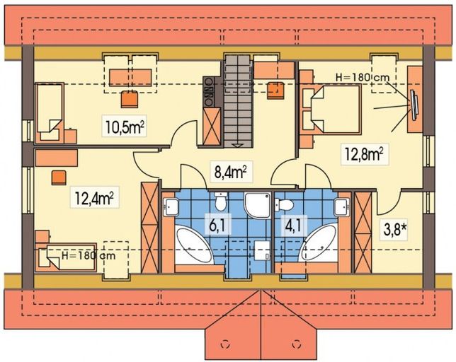Poddasze projektu Scarlet wersja A paliwo stałe