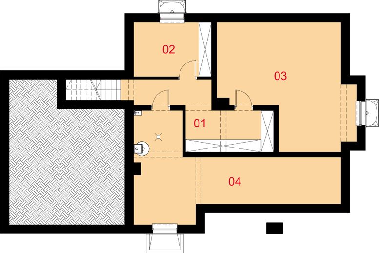Piwnica projektu Asymmetricus I PG2