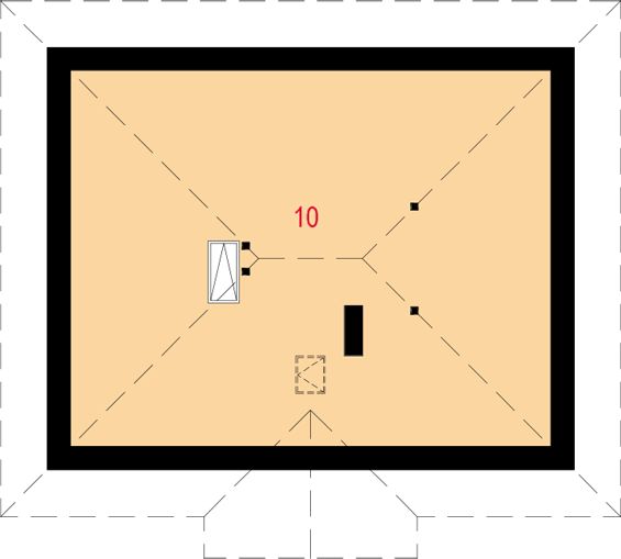 Poddasze projektu Modestus II