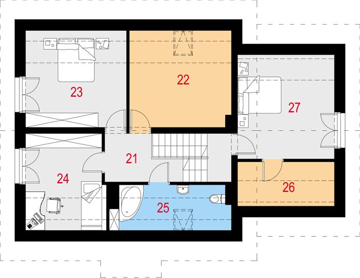 Poddasze projektu Similis V PG1