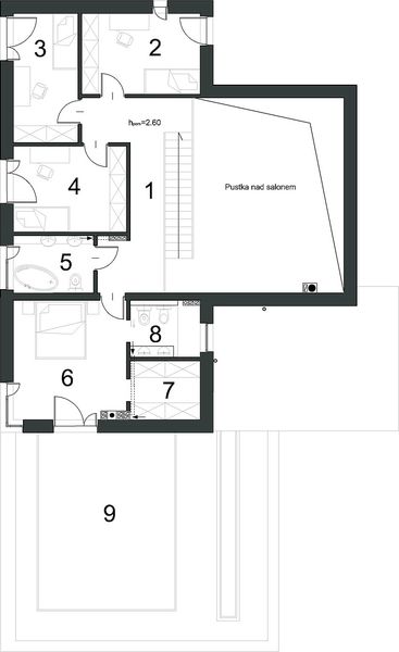 Piętro 1 projektu Oryginalny D7