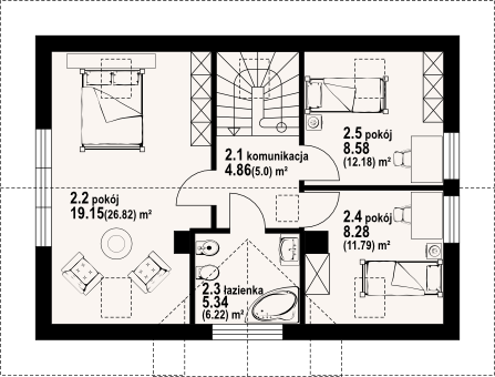 Poddasze projektu Zawoja mk3x