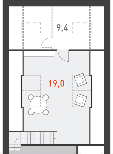 Antresola projektu Ekonomiczny 2B
