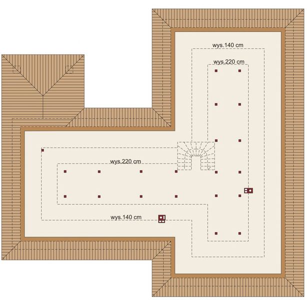 Poddasze projektu Domena 110 B