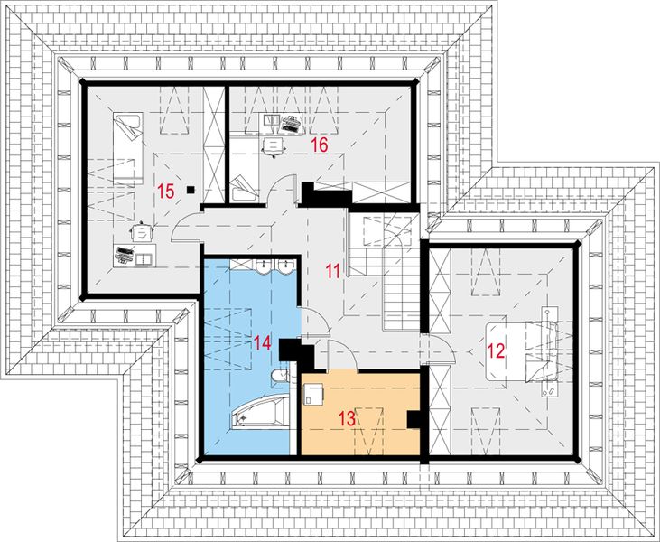 Poddasze projektu Alaris I G2