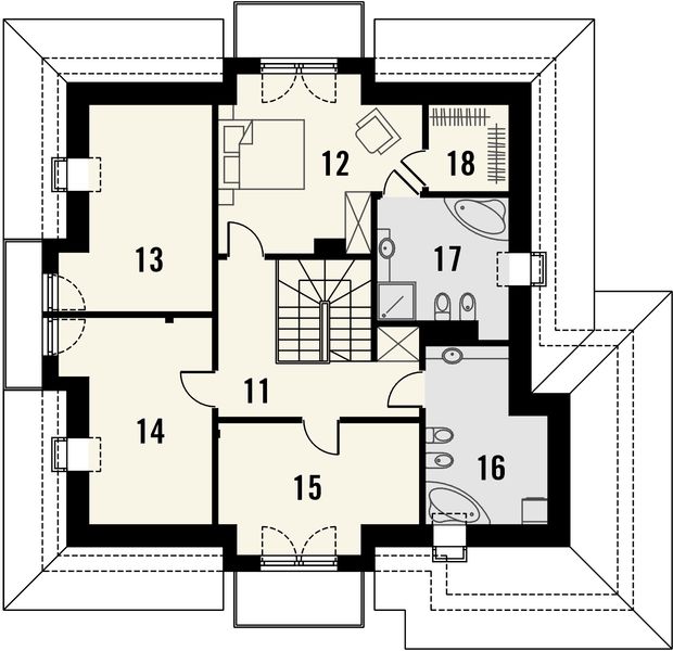 Poddasze projektu Meritum 3