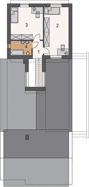 Poddasze projektu Chiron I