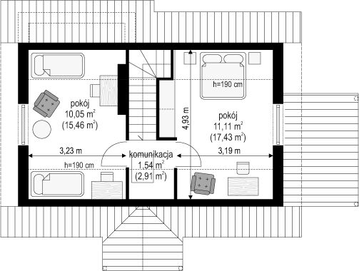 Poddasze projektu Okruszek