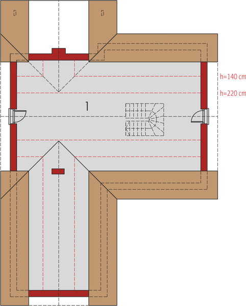Poddasze projektu Simon G2 (mały) energo