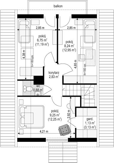 Poddasze projektu Smyk