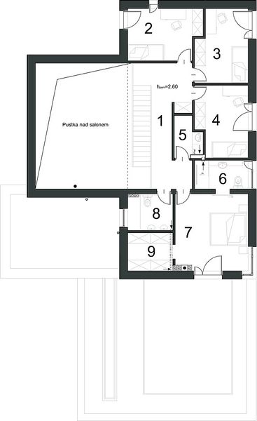 Piętro 1 projektu Efektowny D20