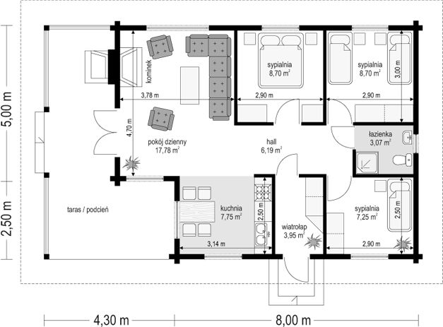 Parter projektu Pogodny drewniany