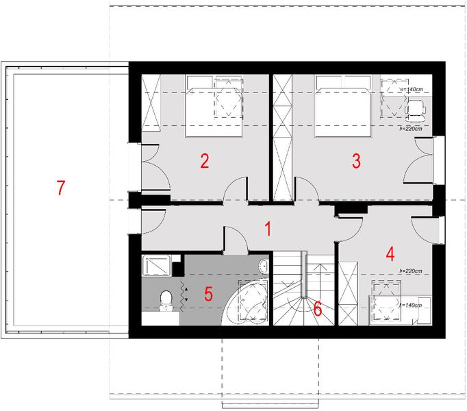 Poddasze projektu D221
