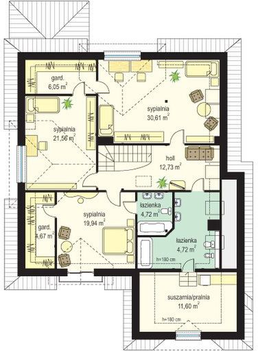 Poddasze projektu Rodzinny