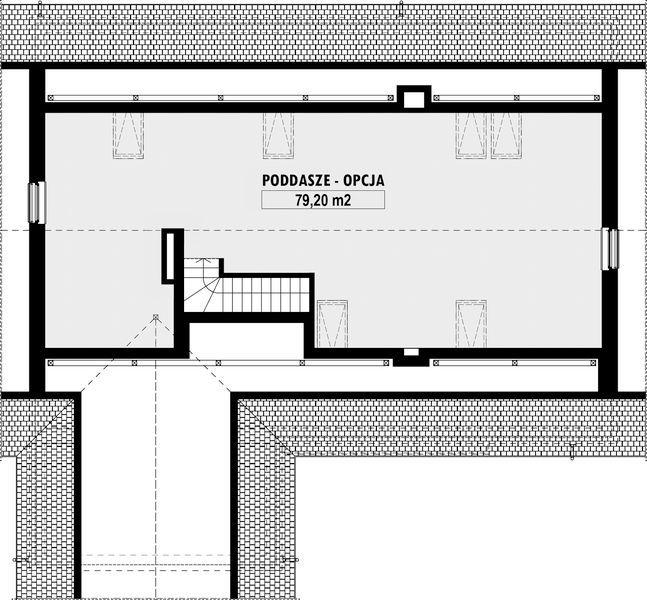 Poddasze projektu E-184