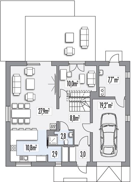 Parter projektu Ewa Lux 1 wersja A paliwo stałe